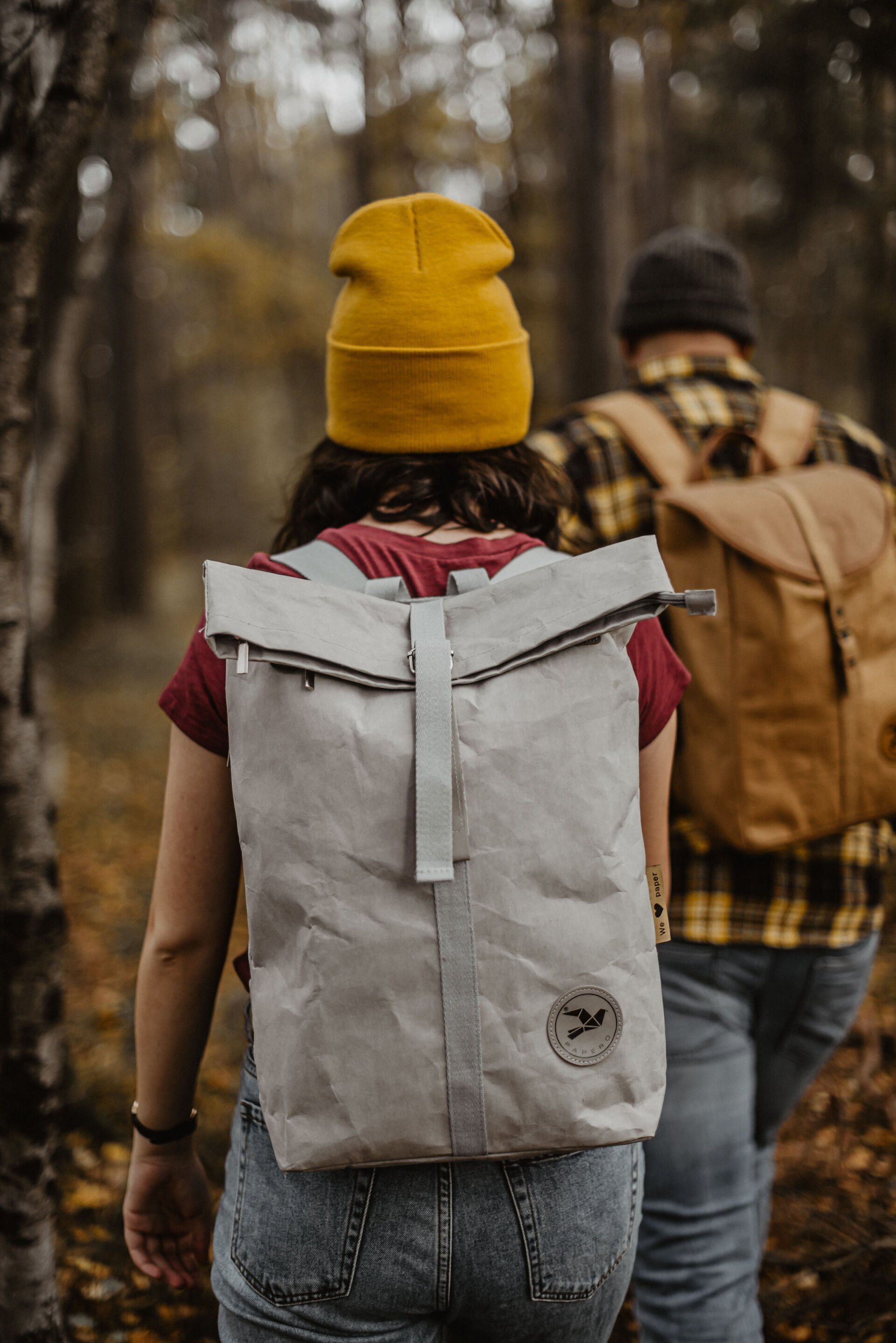 Rolltop Rucksack aus Papier nachhaltig Greenrebel