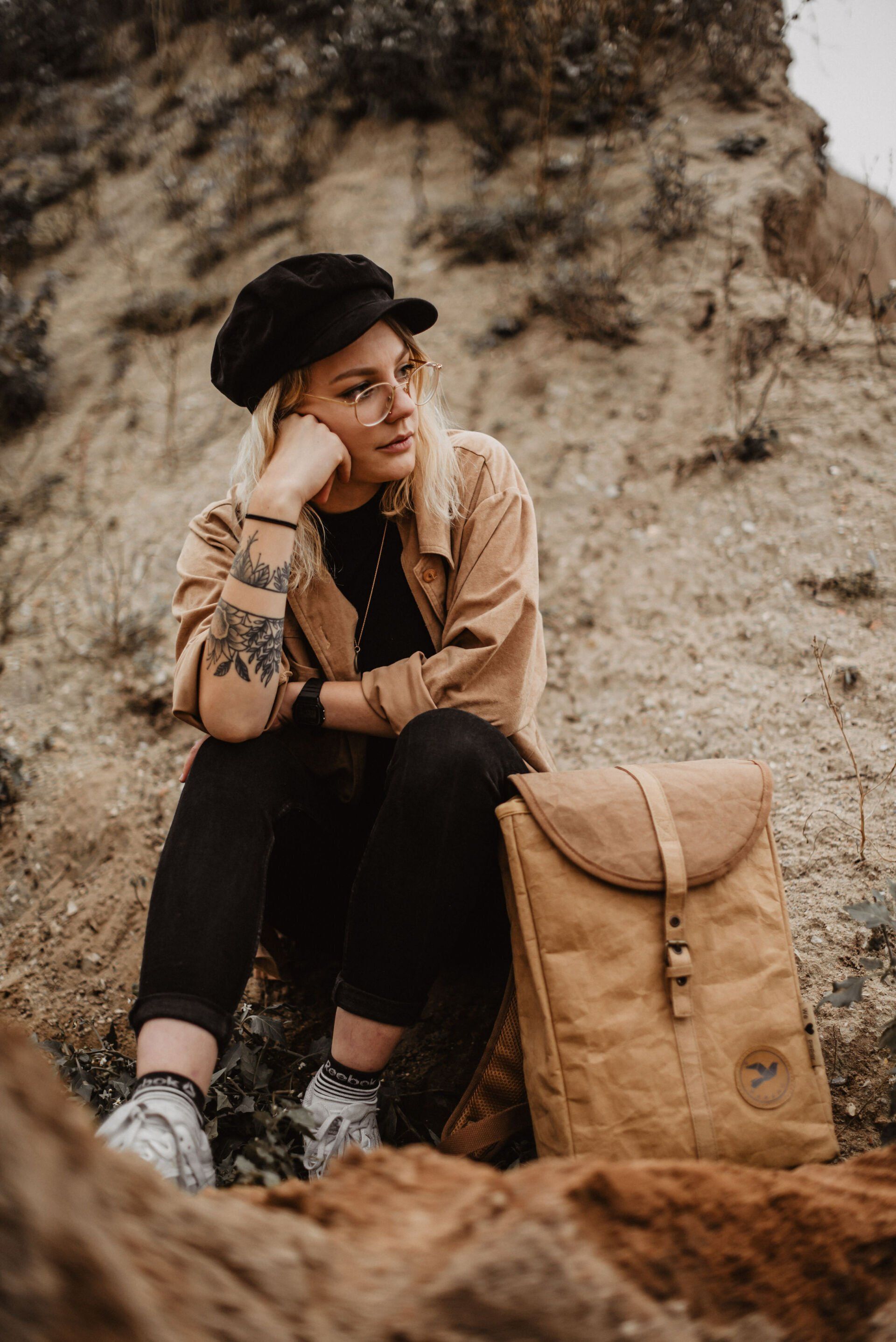 Rolltop Rucksack aus Papier nachhaltig Greenrebel