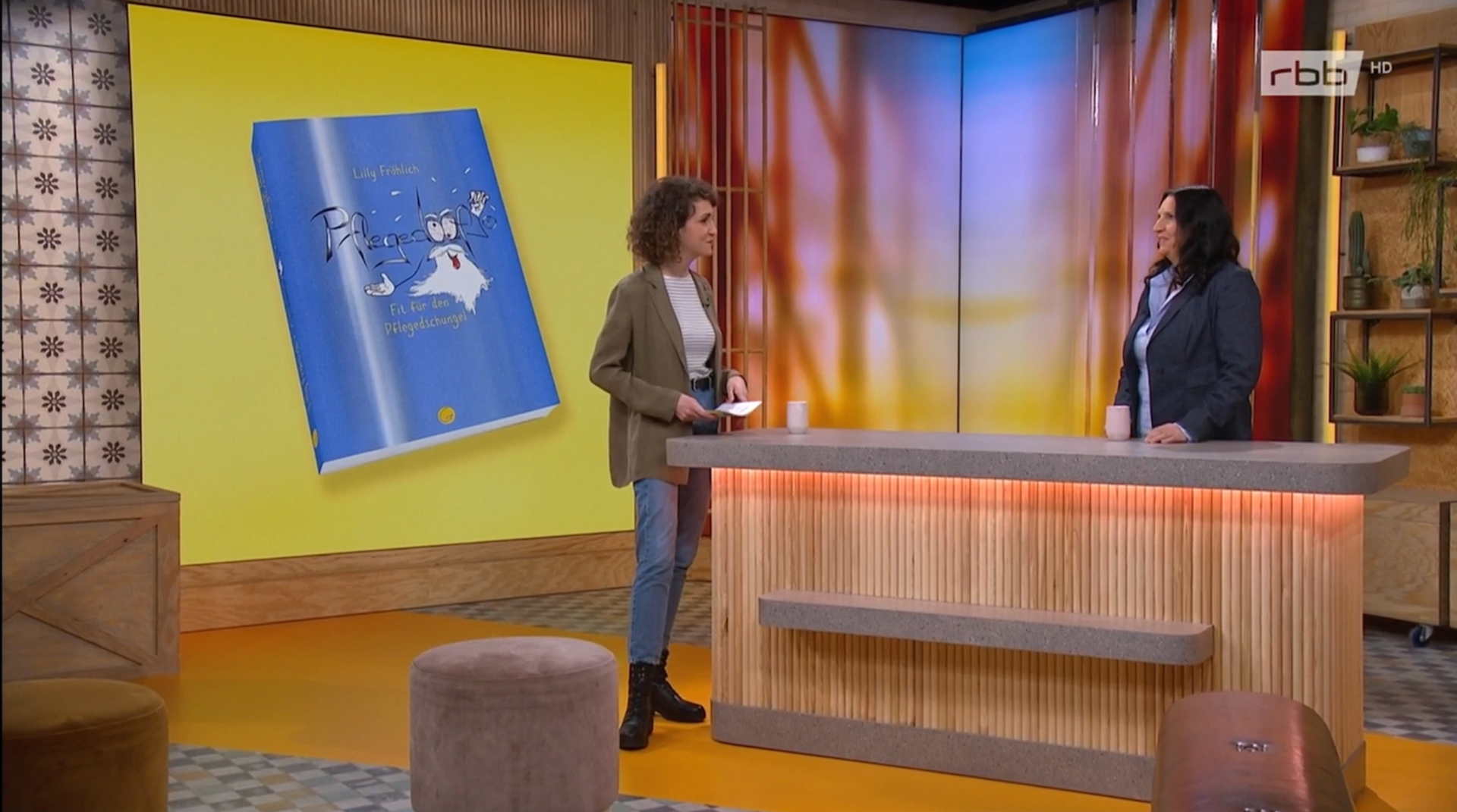 Autorin Lilly Fröhlich bei ARD Live nach Neun