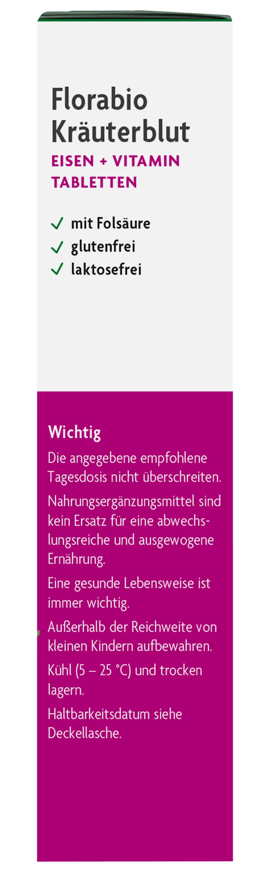 Hinweis, dass Tagesdosis nicht überschritten werden soll
