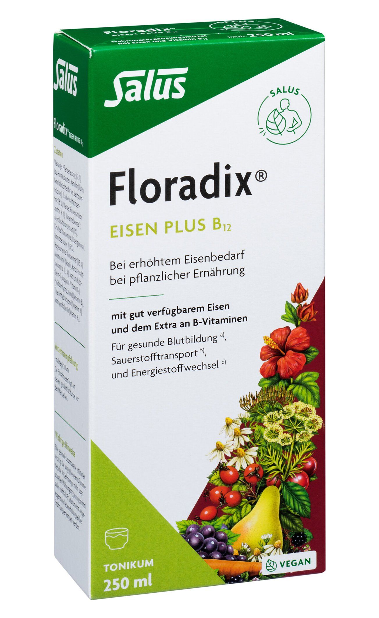 Floradix Eisen plus B12 Verpackung vorne