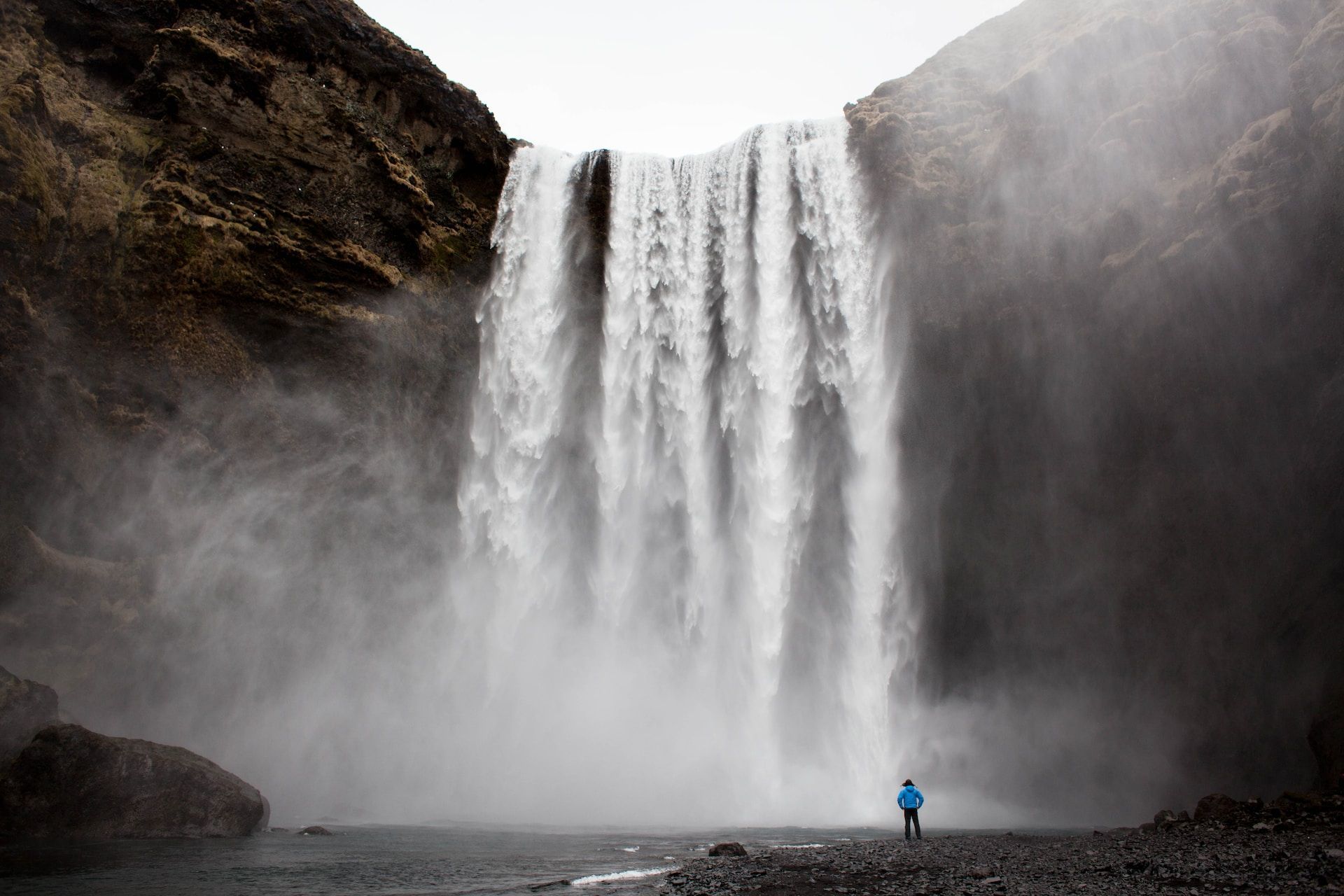 Skogafoss Wasserfall Island