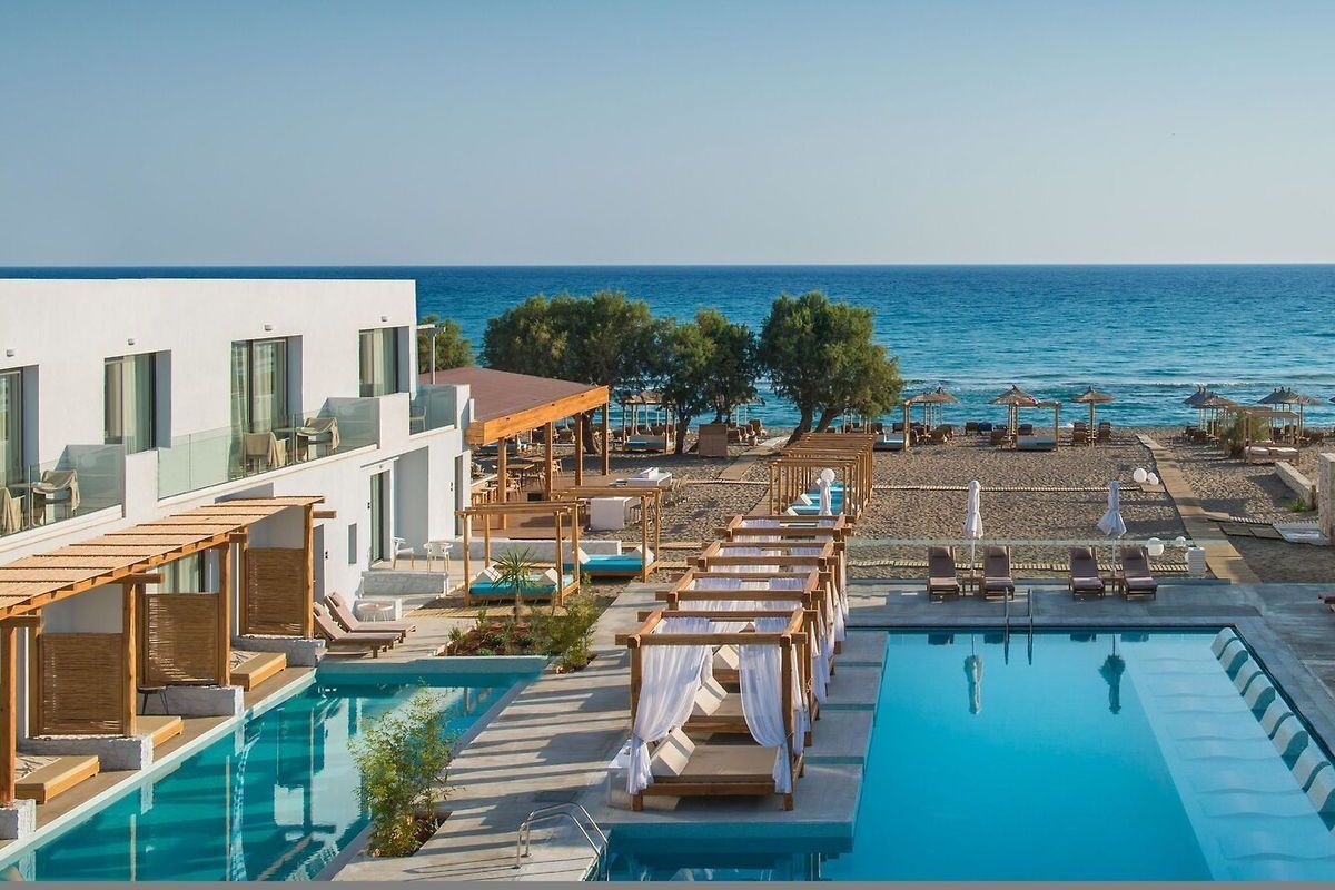 Paralos Lifestyle Beach Hotelanlage auf Kreta