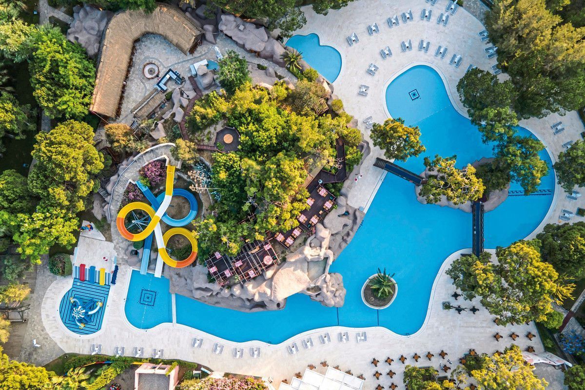 Blue Waters Club Hotelanlage bei Side