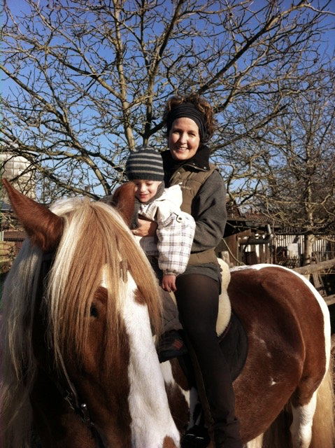 Patrick Glantz mit ihrem Sohn Ferdinand und Patricia Glantz