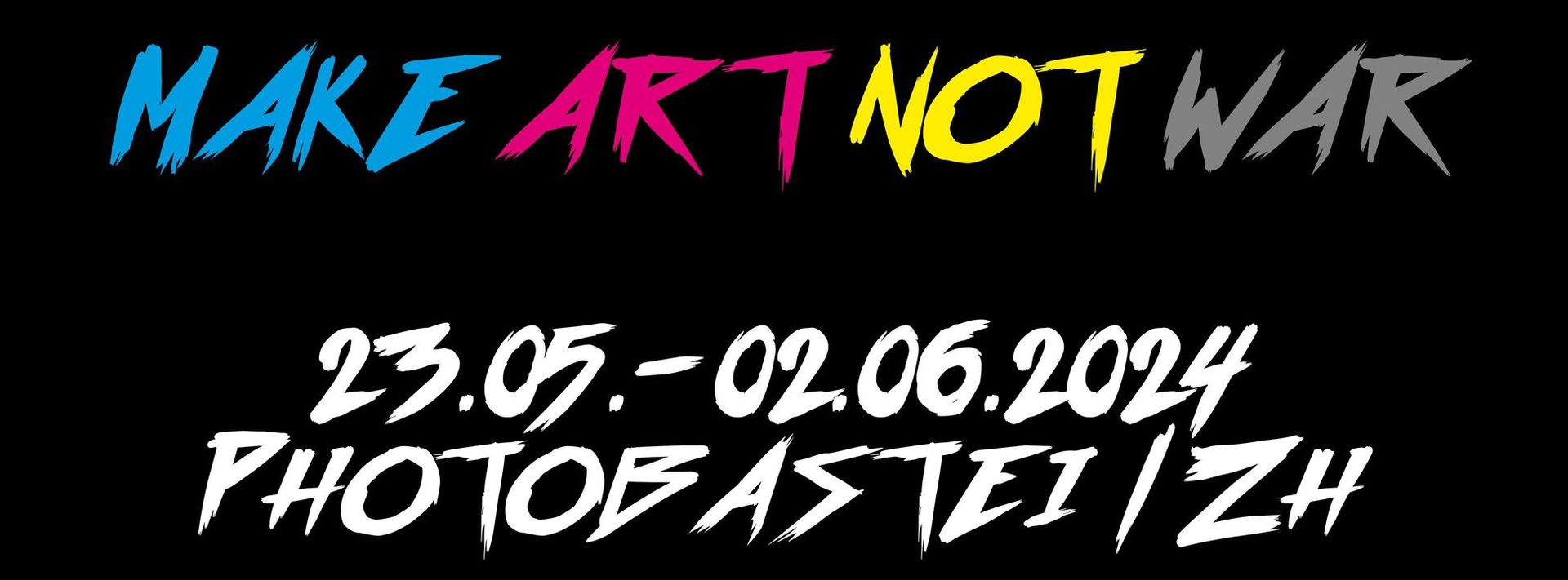 Make Art Not War 2024 - 23.5. - 2.6. in der Photobastei Zürich
Orange Day 2024 Rheinorange