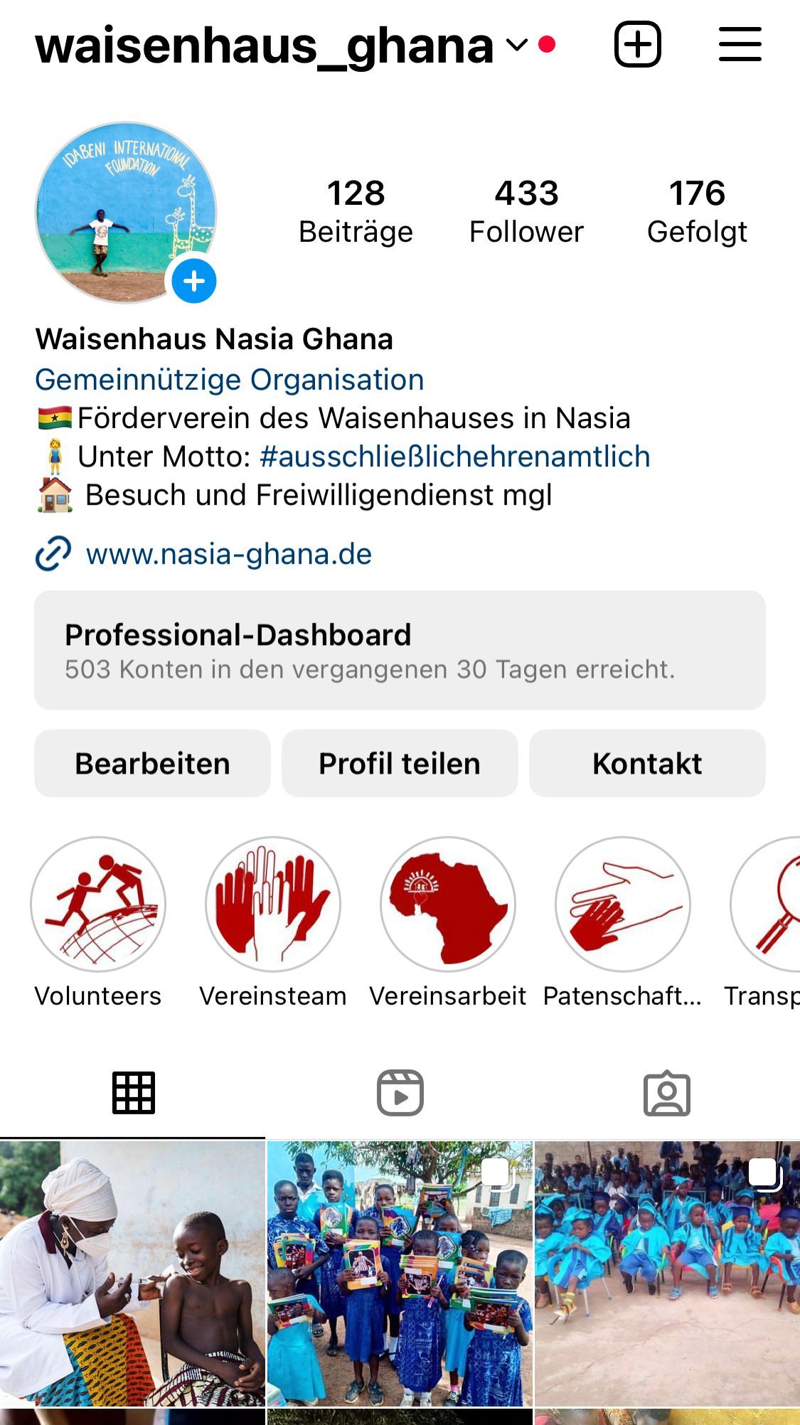 Ghana Afrika Instagram Ehrenamt Praktikum Soziale Arbeit Erzieher Hilfe