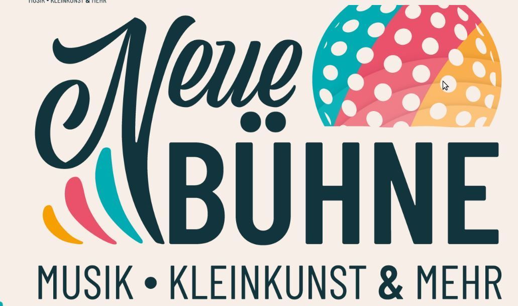 Logo mit Schrift Neue Bühne Musik - Kleinkunst und mehr
