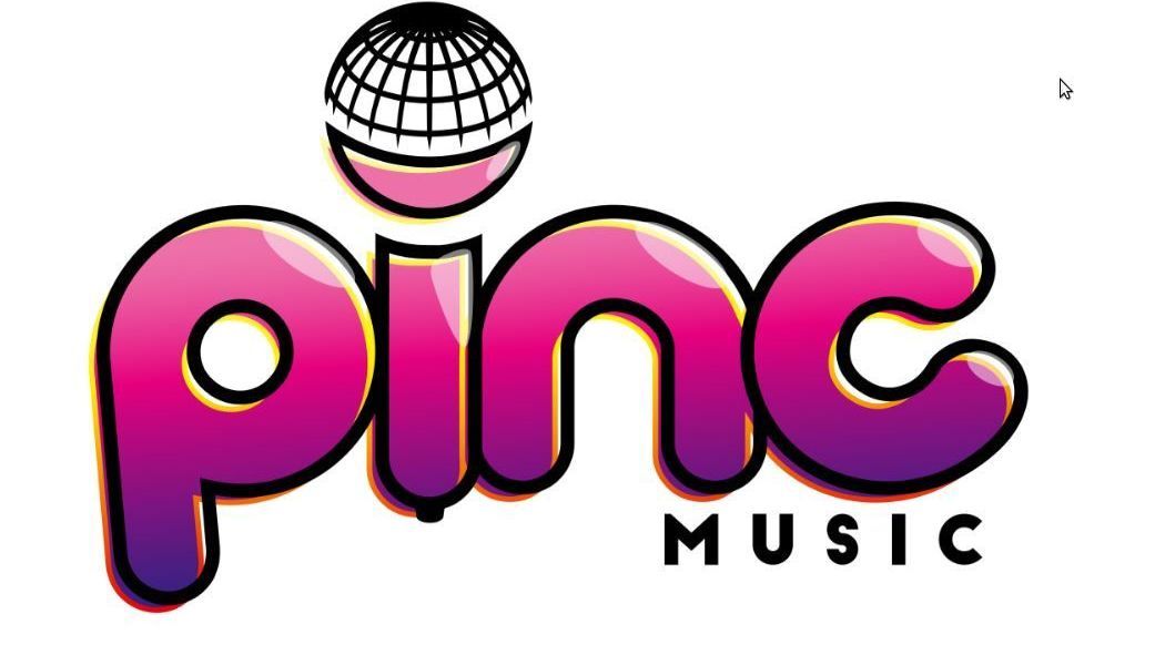 Logo bzw. Schriftzug Pinc Music in der Farbe Pink.