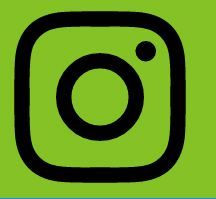 Instagramlogo auf grünem Grund