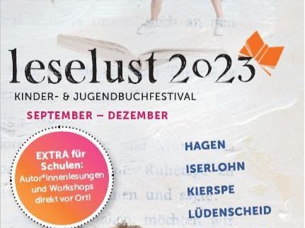 Ausschnitt des Flyers von leselust 2023