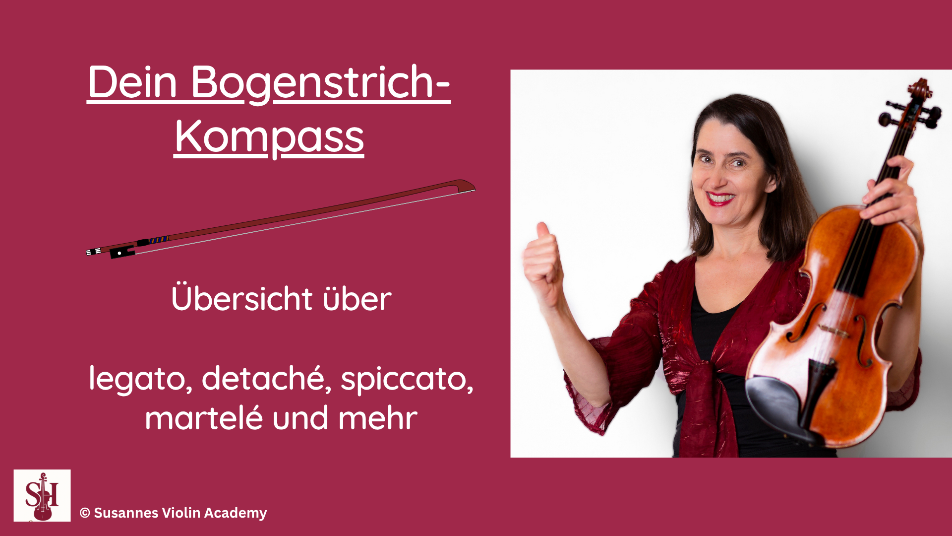 Bogenstricharten Präsentation - Susanne Hofmann Violine