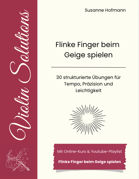 Flinke Finger Geige spielen Susanne Hofmann