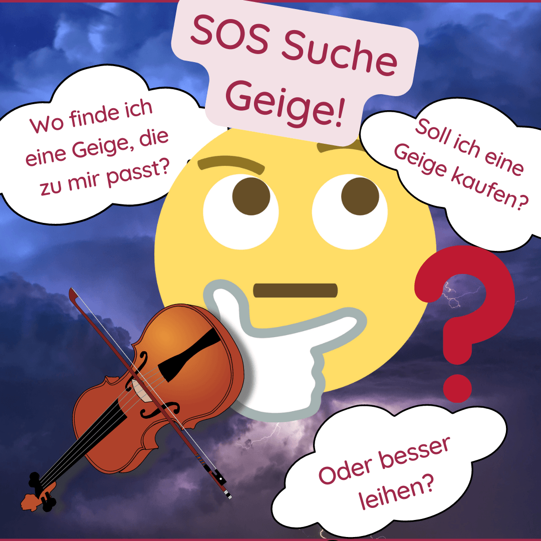 Eine Geige und Bogen zu kaufen ist nicht einfach. Was sollte ich beachten?