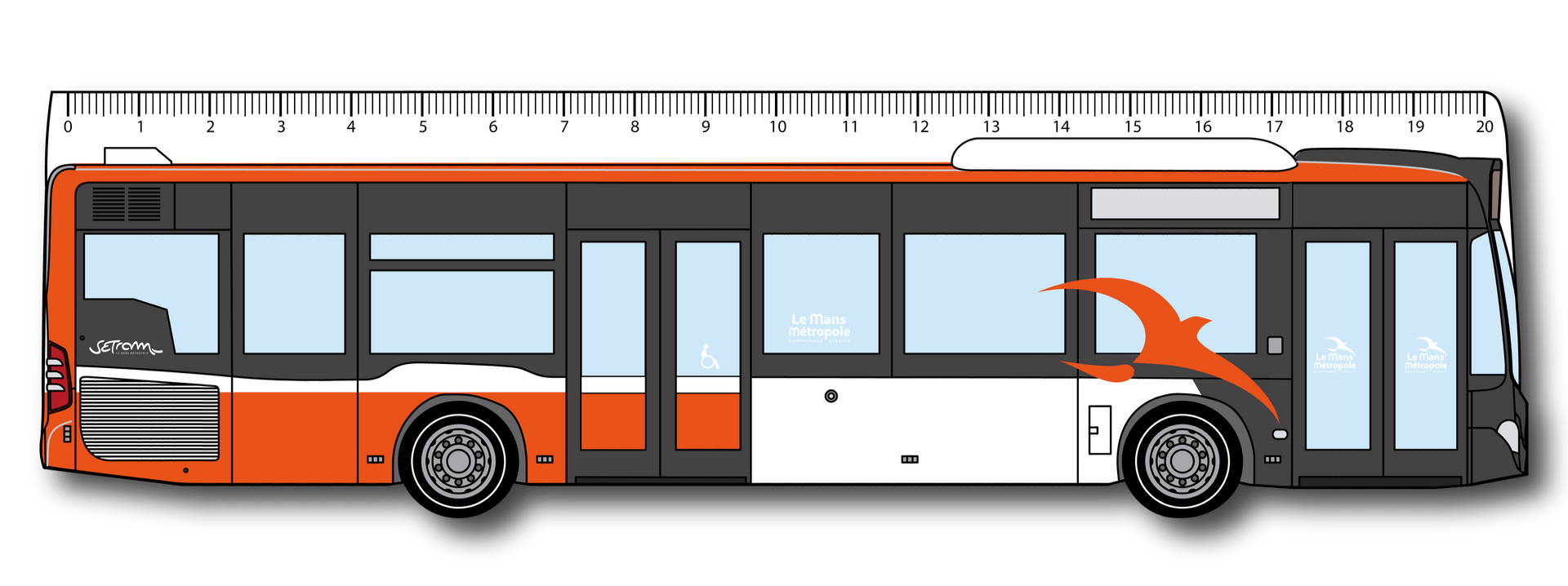 Règles transports 100% personnalisables. Train, bus , car, tramway, camion, Lemans