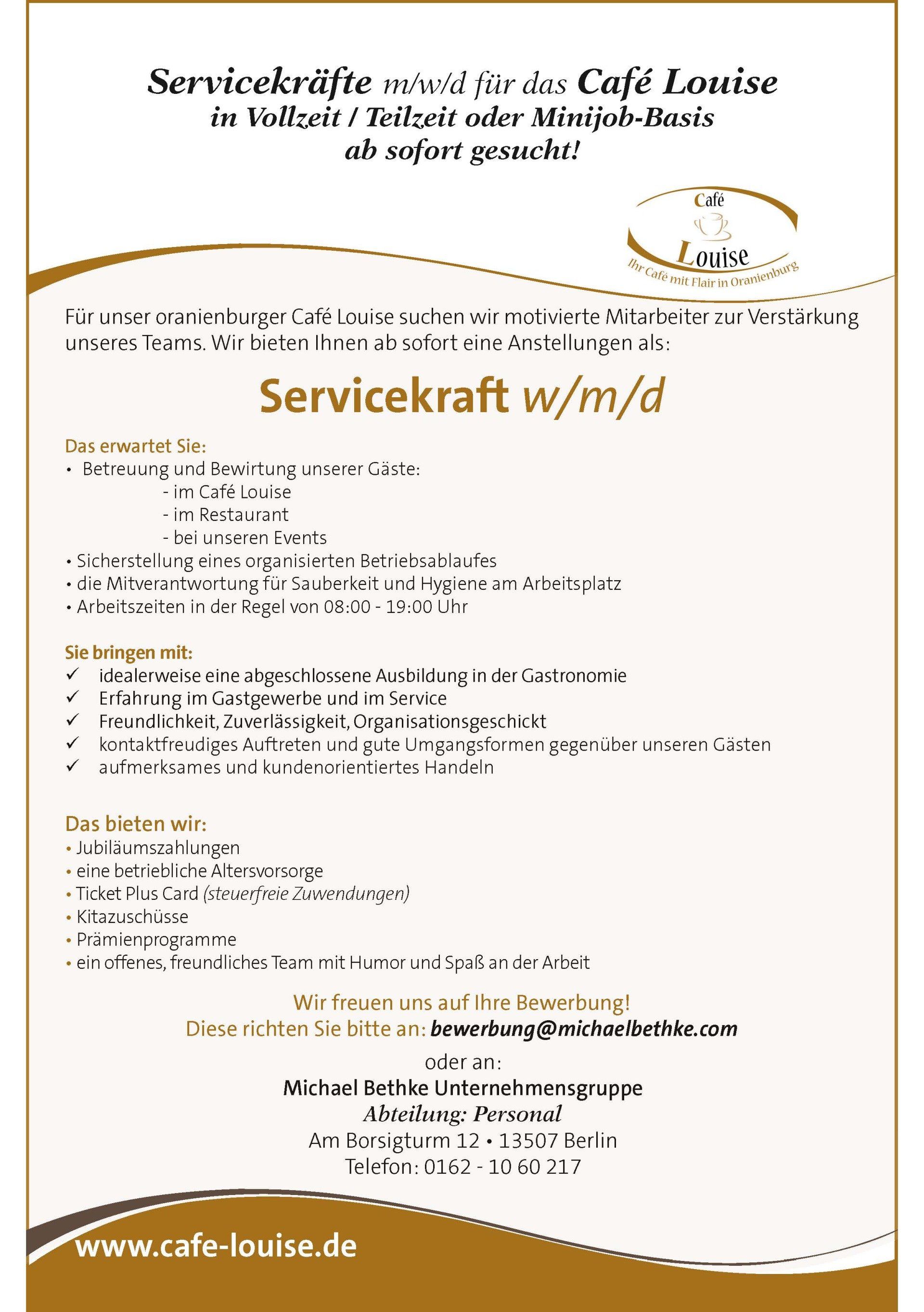 Servicekraft Servicekräfte