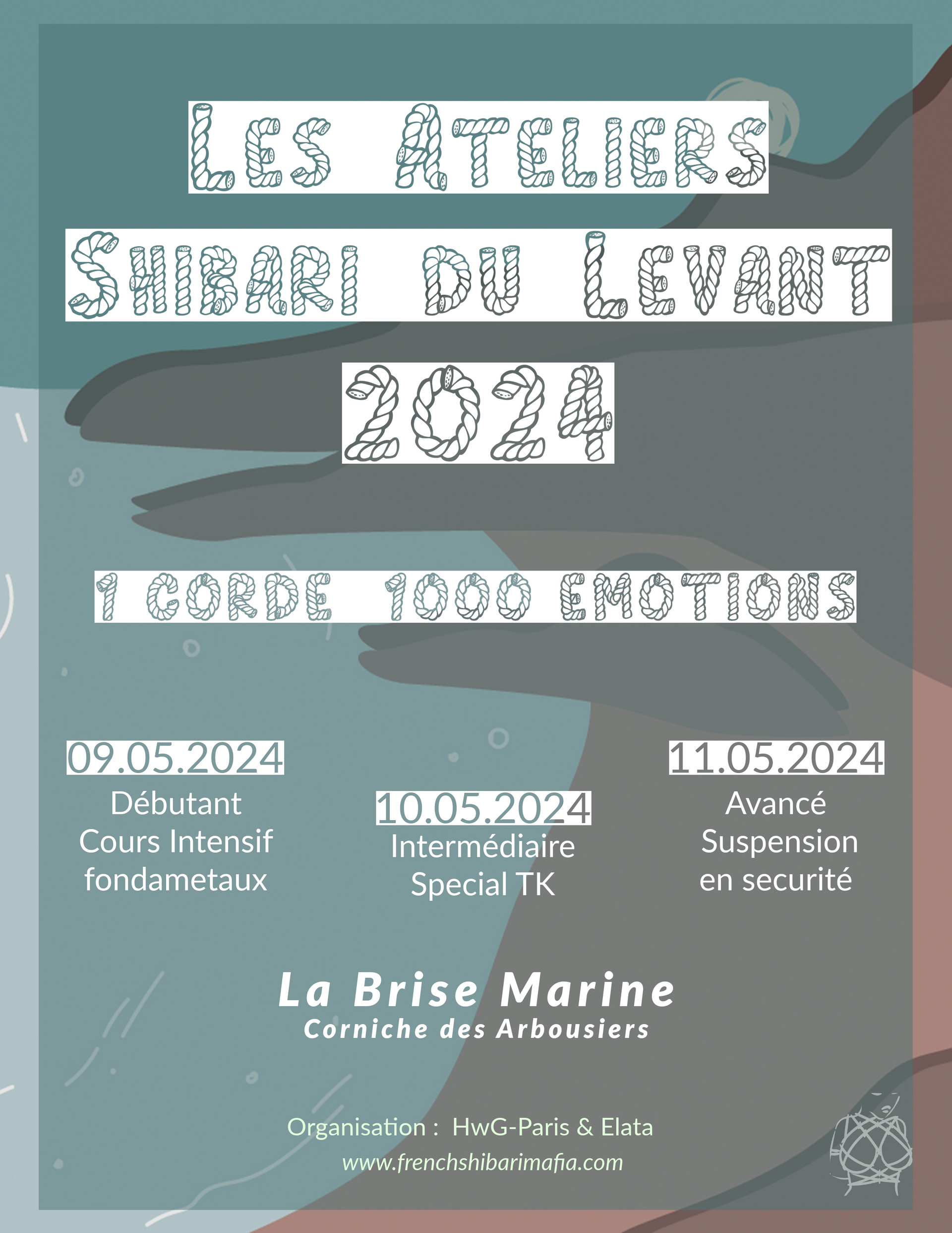 Les ateliers shbari du levant  juin 2024 avec HwG-Paris