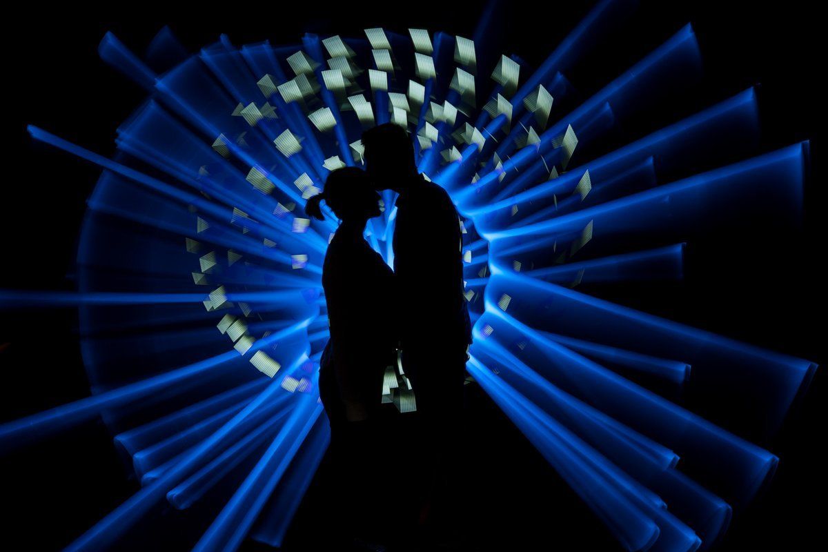 Lightpainting Photo Booth, Lightpainting Foto Box