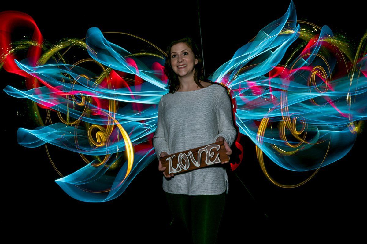 Lightpainting Photo Booth, Lightpainting Foto Box