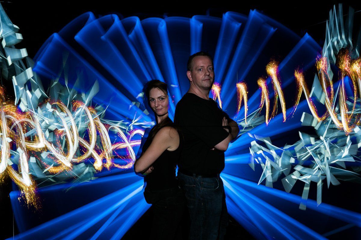 Lightpainting Photo Booth, Lightpainting Foto Box