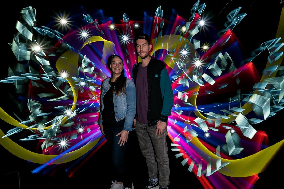 Lightpainting Photo Booth, Lightpainting Foto Box