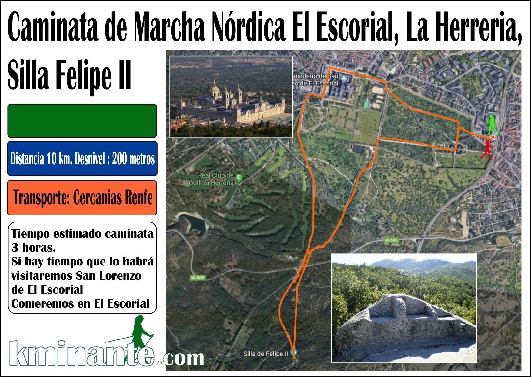 Marcha Nórdica por El Escorial y la Herreria
