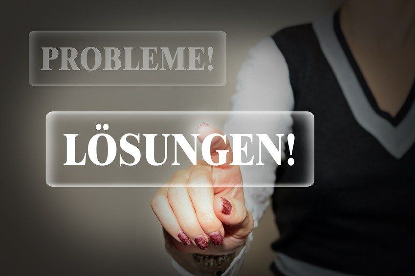 Nicht in Problemen, sondern in Lösungen denken.