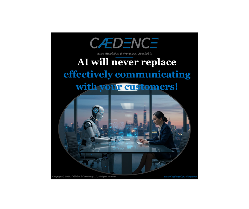 Image of AI not replacing customer communication