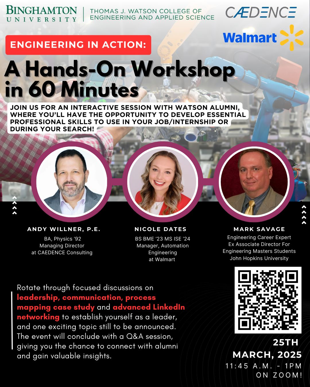 Collaborating with the Binghamton University on a speaking panel