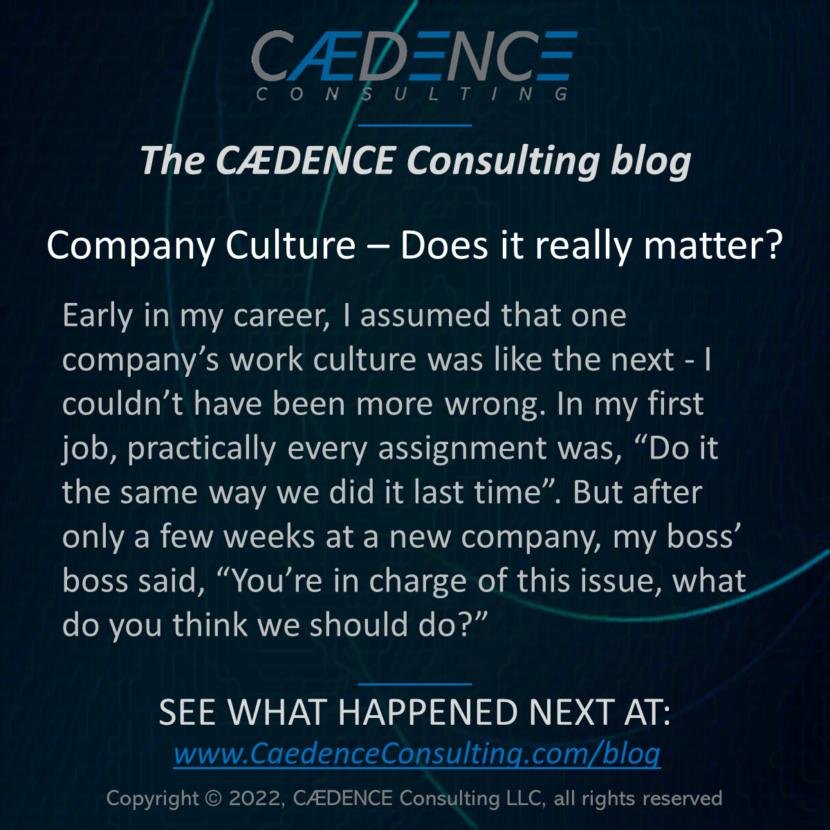 Does company culture matter?