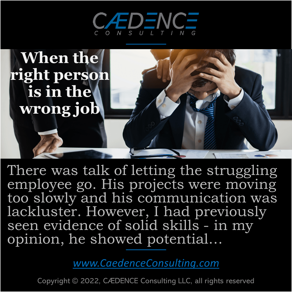 Wrong job for a person