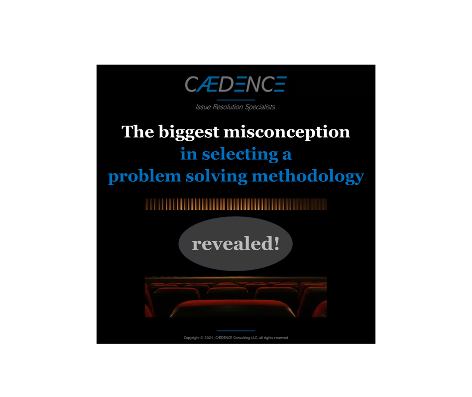 Problem solving misconception