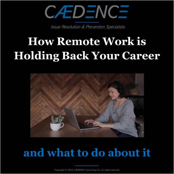 Remote work holding you back