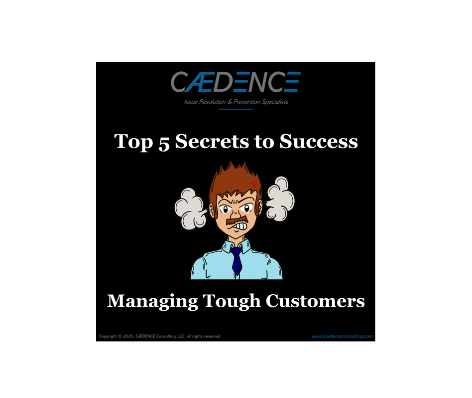 Managing tough customers image