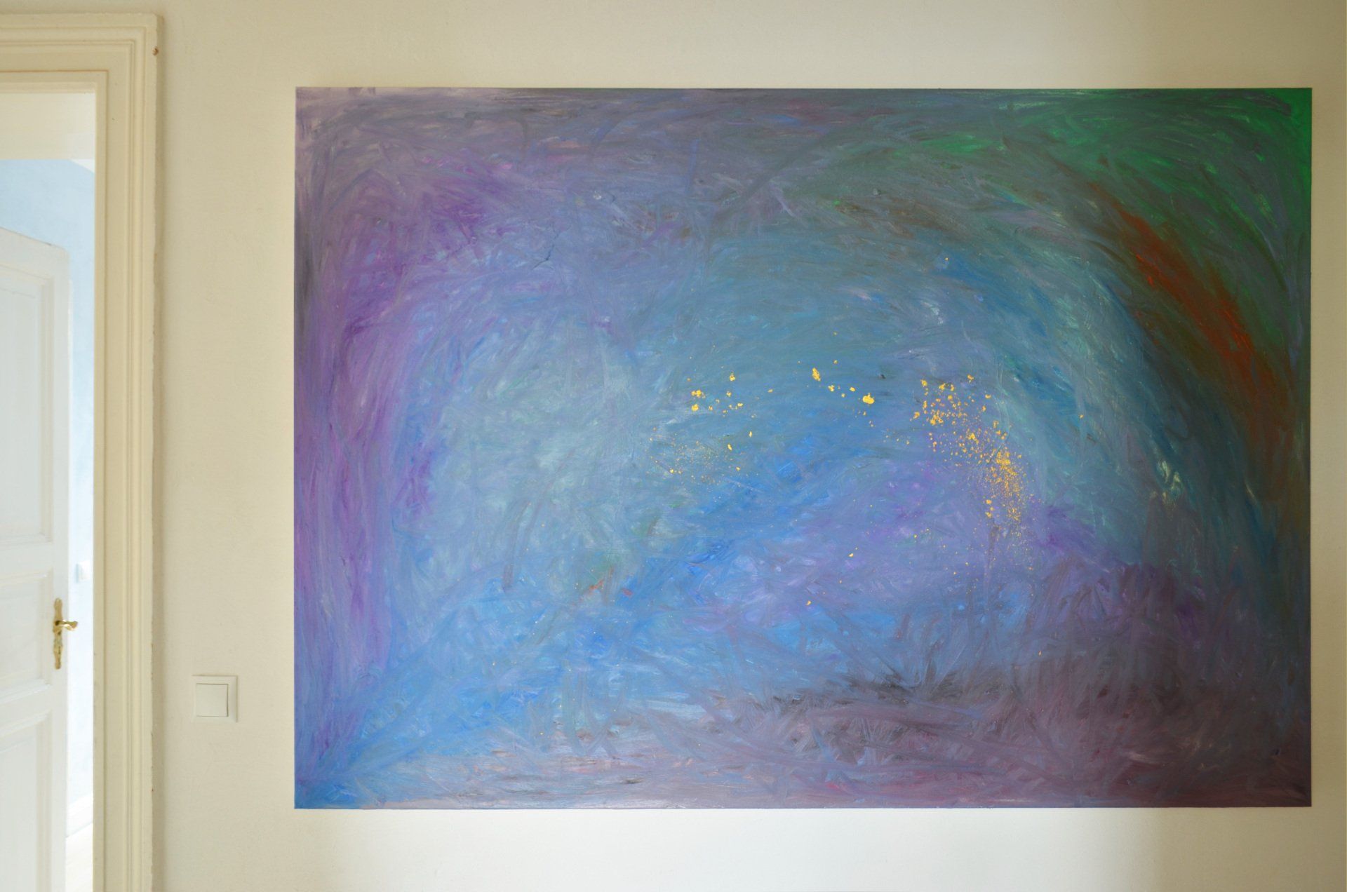 oil on canvas gold leaf