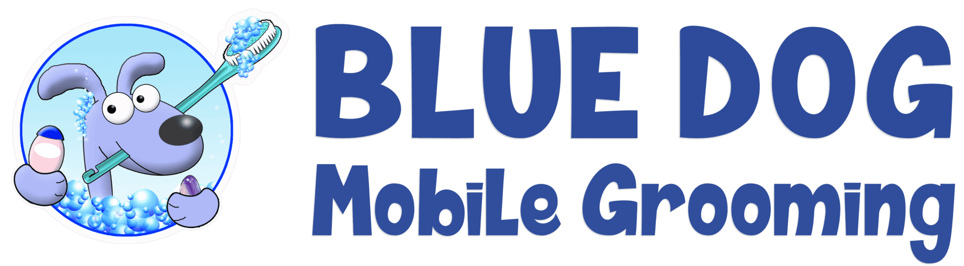 Blue Dog Mobile Grooming grooming logo