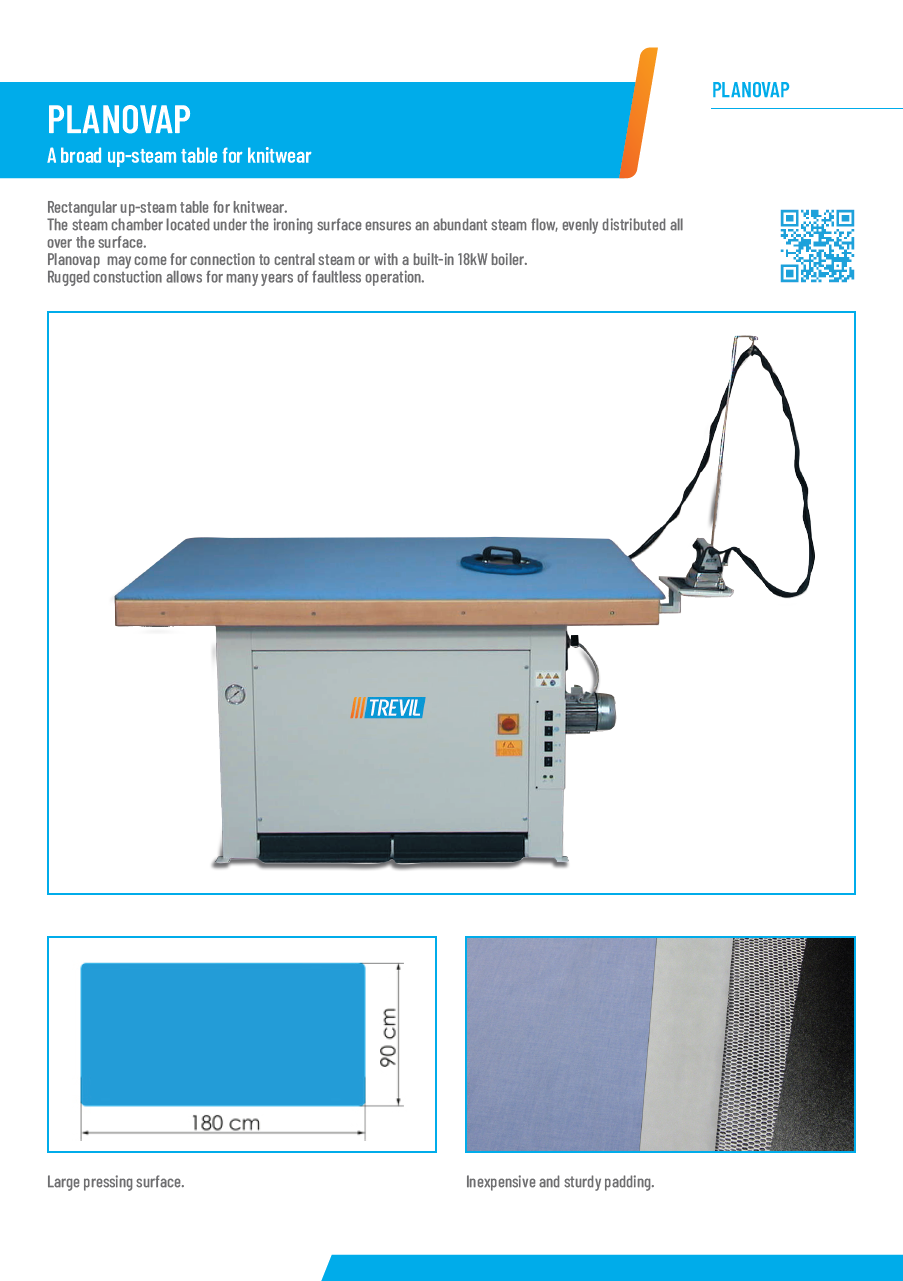 Der neue PALLAS TREVIL Bügeltisch Vulkana, Mit Absaugung auf der Bügelfläche, Mit Gebläse auf der Bügelfläche, Mit Unterdampf auf der Bügelfläche, Mit Höhenverstellung der Bügelfläche, Mit elektrisch beheizter Bügelfläche, Mit Kleiderauffangtuch, Mit Fußpedalsteuerung, Optional mit Dampferzeuger und mit Bügeleisen, Optional mit Schwenkarm und Ärmelform, Optional mit Beleuchtung u. v. m.
