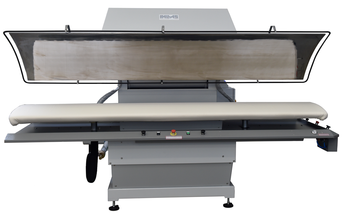 pallas finish systeme gmbh trevil malavasi bügelpresse wäschereipresse gardinenpresse jumbopresse vorhangpresse