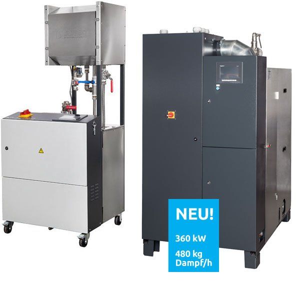 pallas finish systeme gmbh trevil jumag dampferzeuger elektrisch beheizt schnelldampferzeuger strom