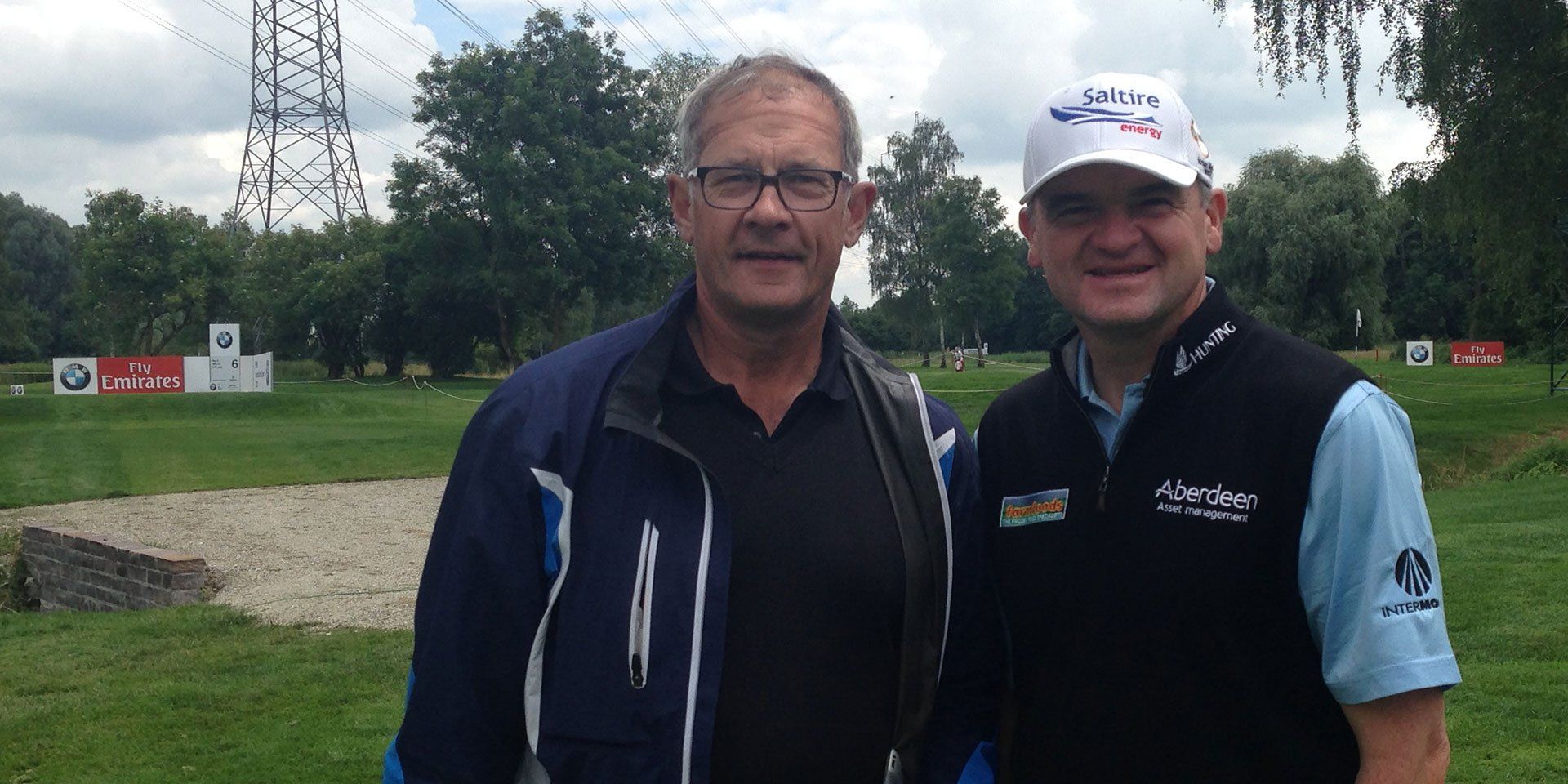 Torsten Giedeon und Paul Lawrie Torsten Giedeon und Paul Lawrie
