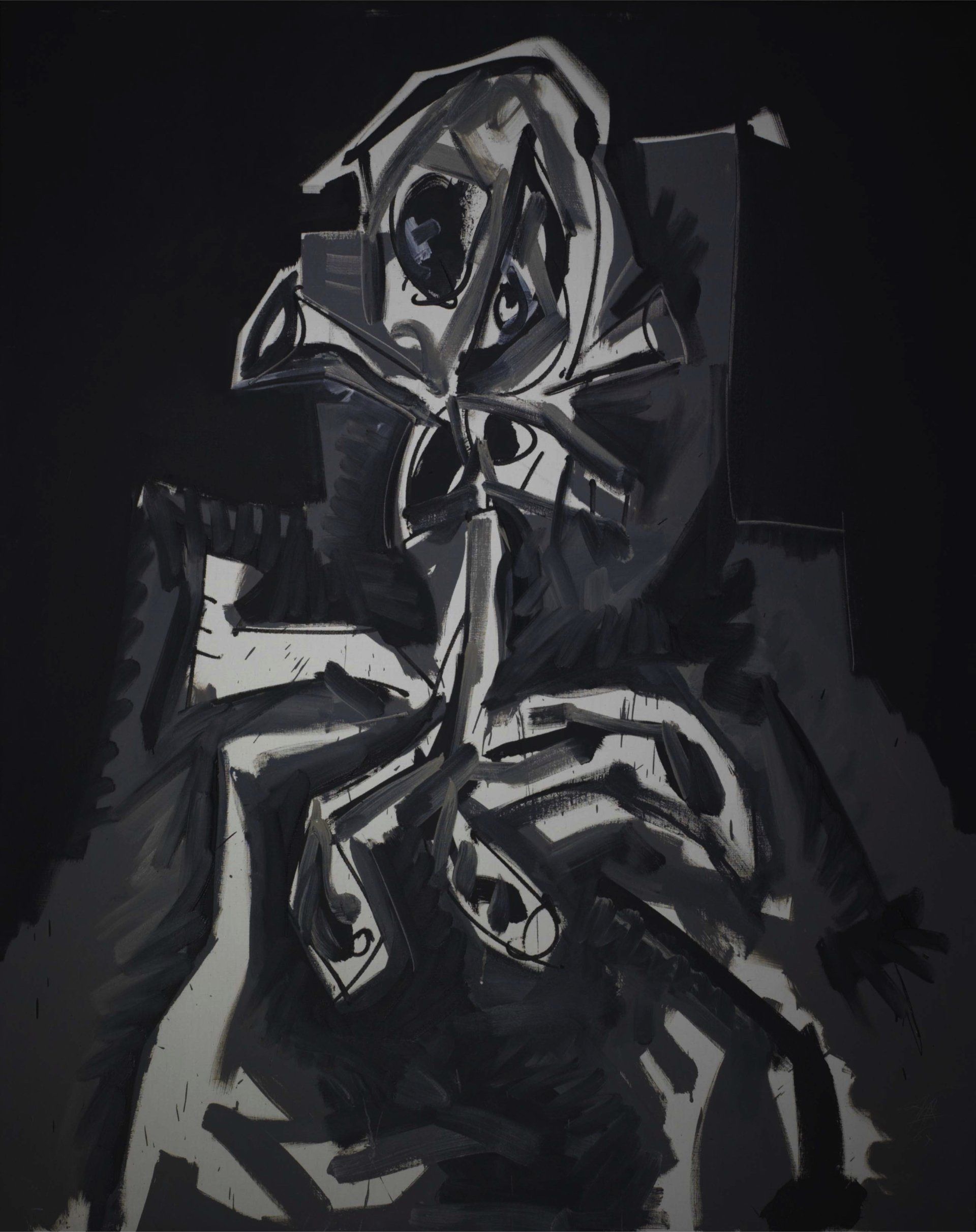 © Author: Antonio Saura Title: La Joueuse d’Ocarina Year: 1967 Estimated value: € 300,000 © IAACC © Author: Antonio Saura Title: La Joueuse d’Ocarina Year: 1967 Estimated value: € 300,000 © IAACC