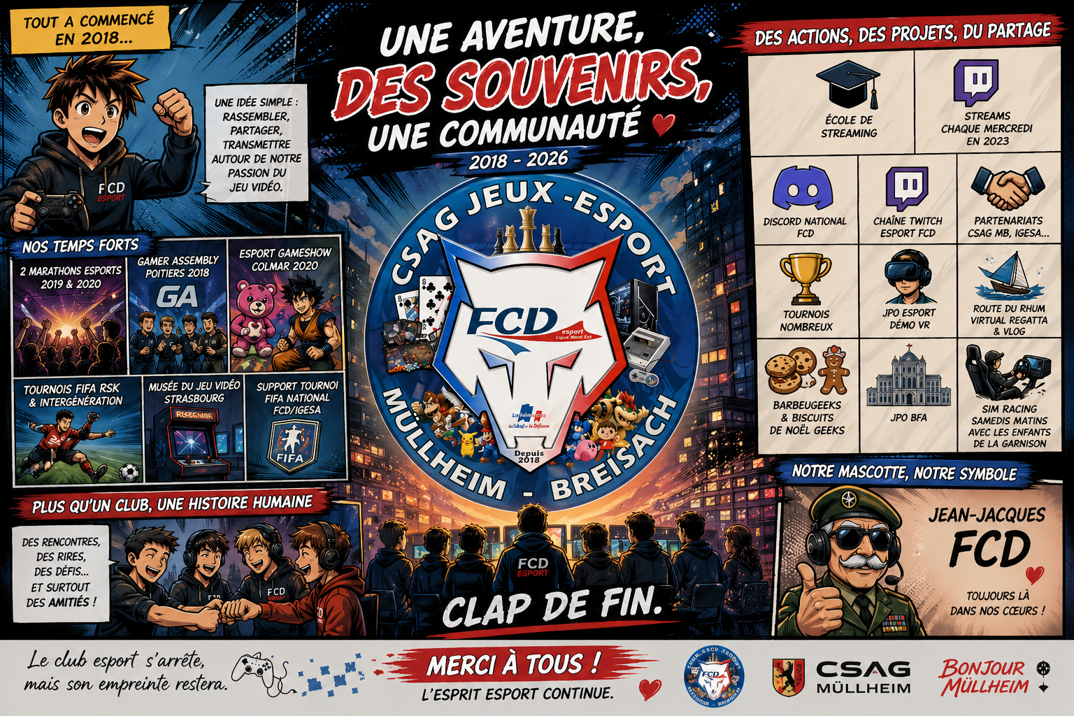 Fin du club esport de la garnison de Mü et Breisach
