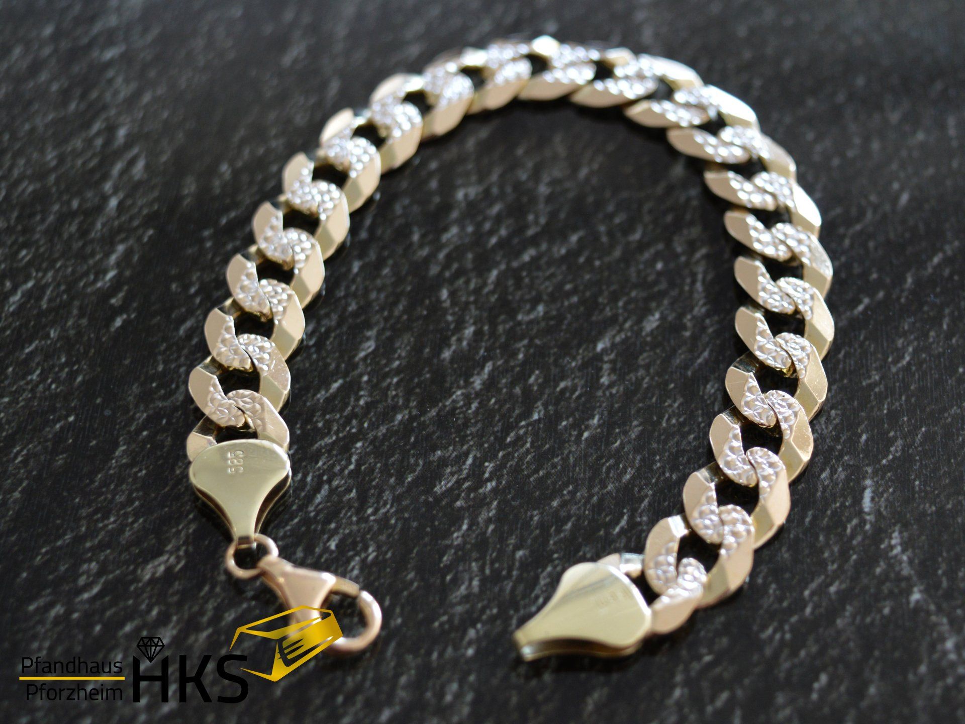 Armband Gold 585/- 19 cm, 21,7 gr, Unisex