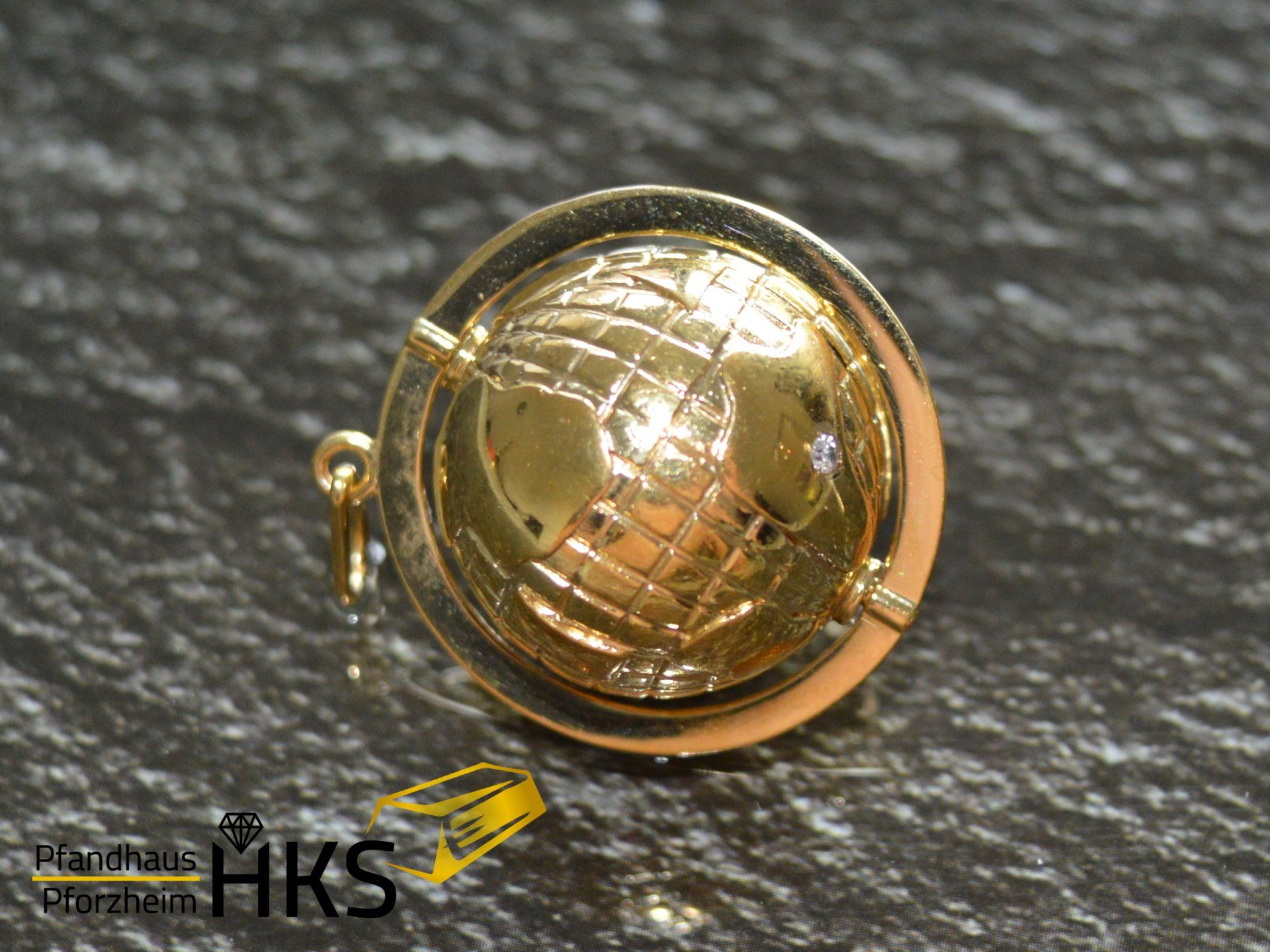 Anhänger Gold 750/- 10.19 gr. Globus