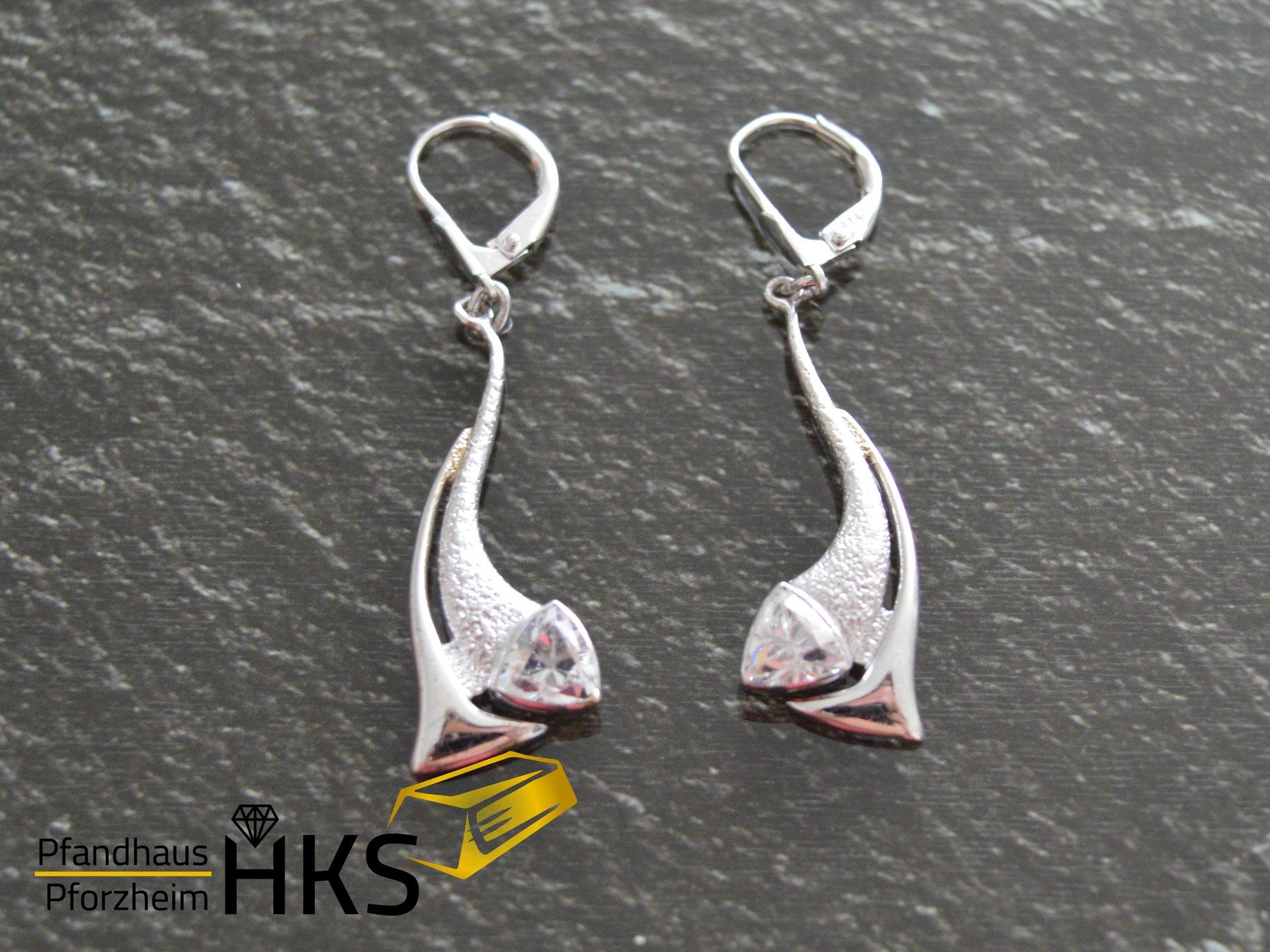 Ohrhänger 925/- 4,99 g + Zirkonia