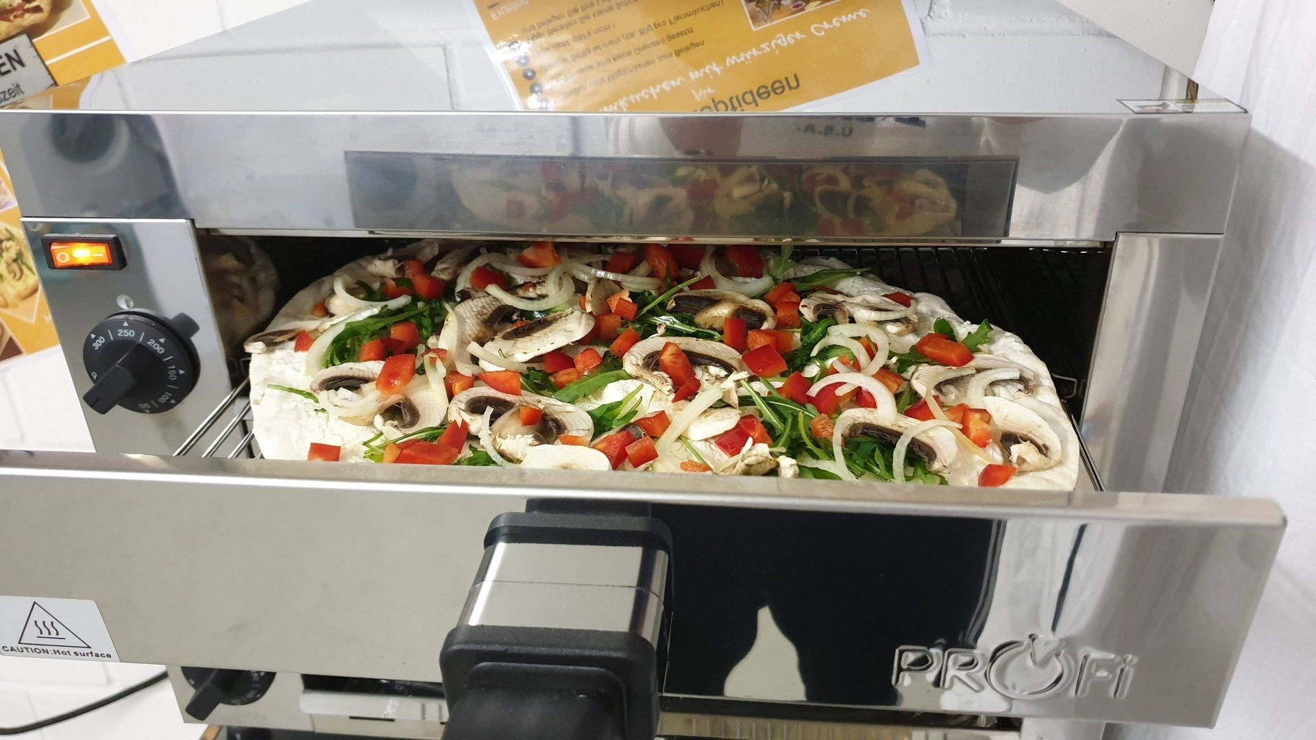 Backofen Doppelbackofen Profiofen Pizzaofen Flammkuchenofen Edelstahl