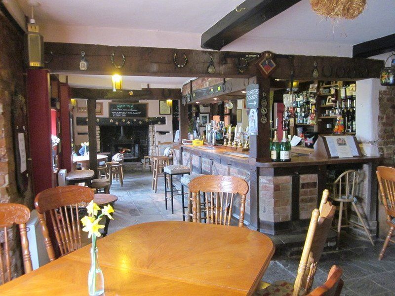 The Lower Lode Inn bar, enjoy highly appreciated real ales and ciders and traditional locally sourced pub food