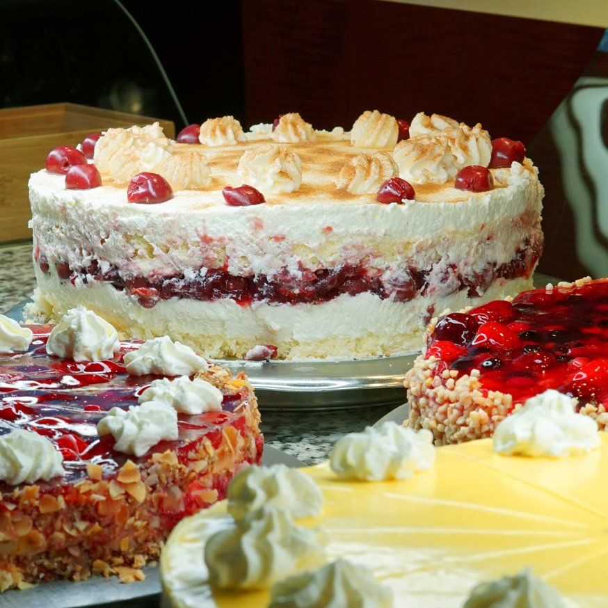 Alle Torten & Kuchen hausgemacht - Café Panorama Erlangen