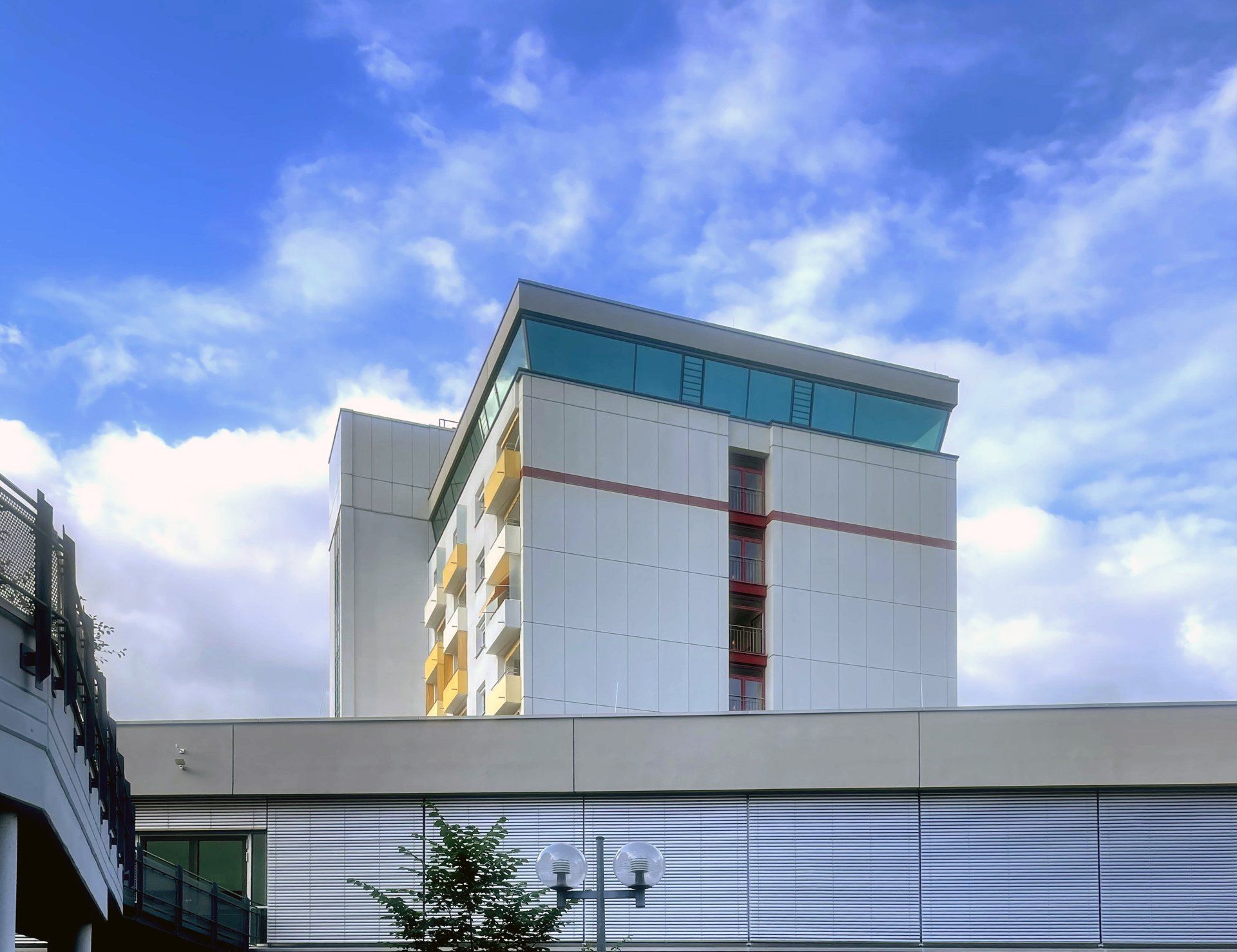 Das Café Panorama auf dem Dach des Wohnstift Rathsberg in Erlangen