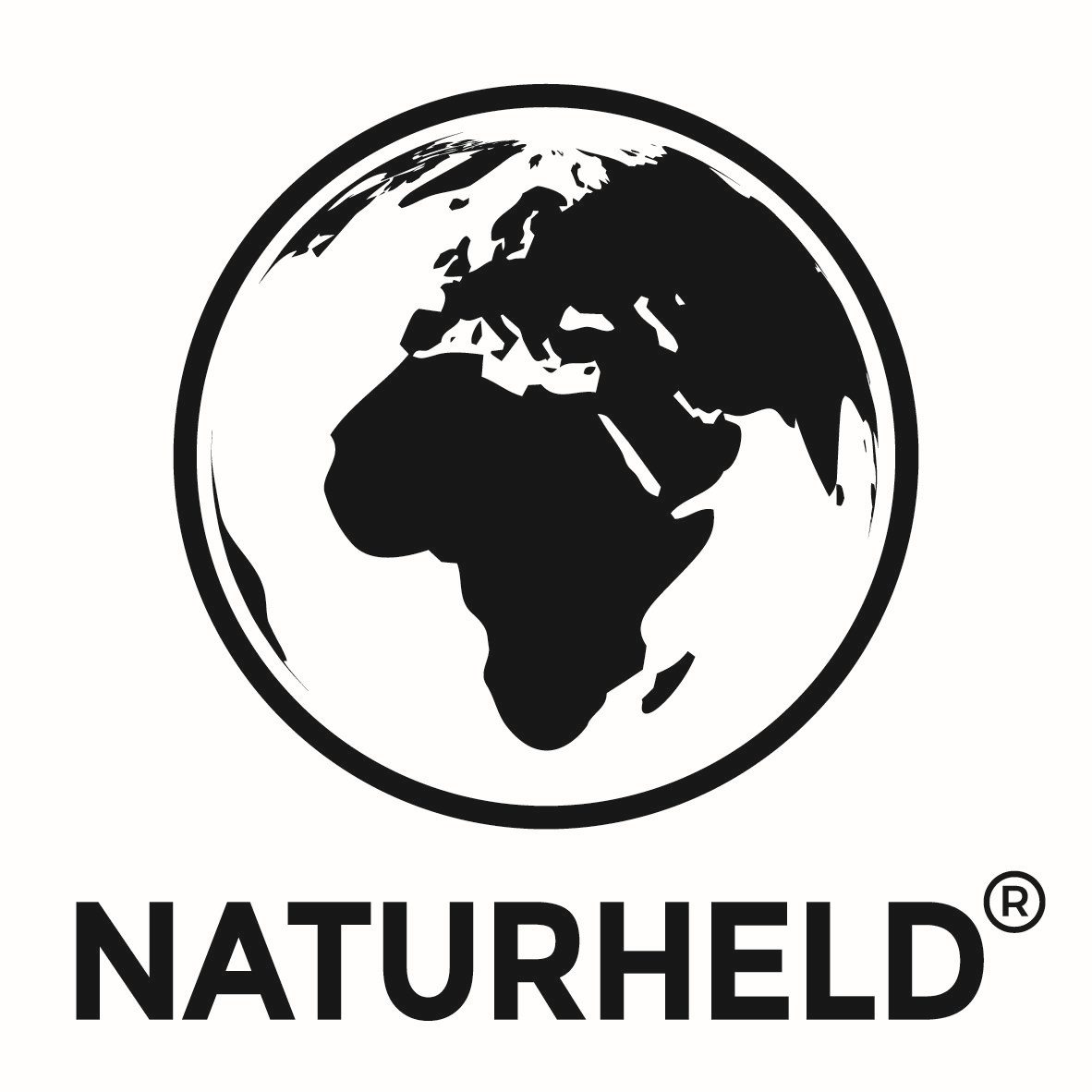 Weltkugel NATURHELD Logo